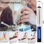 HASTHIP Electric Soldering Iron Kit for Electronics with LCD Display and 200–450°C Adjustable Temperature | 12 Pcs Welding Tools