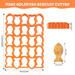 HASTHIP Mini Goldfish Cracker Cutter for DIY Baking with 25 Cavities and Food Grade PP | Easy Clean Fish Cookie Mold
