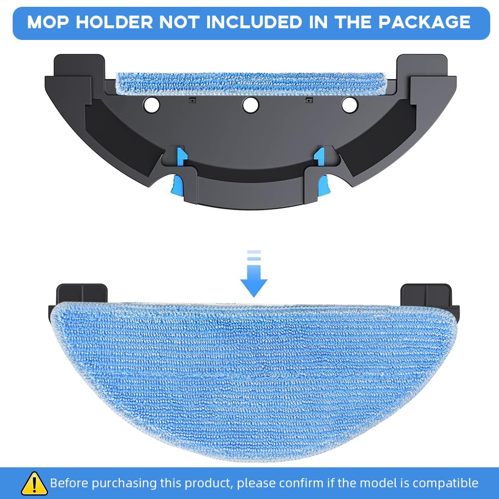 HASTHIP Replacement Vacuum Cleaner Accessories for AGARO Alpha with 9 Piece Set | Includes Main and Side Brushes Filters and Mop Cloth