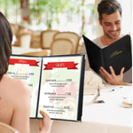 HASTHIP® Leather Hard Cover Menu Cover