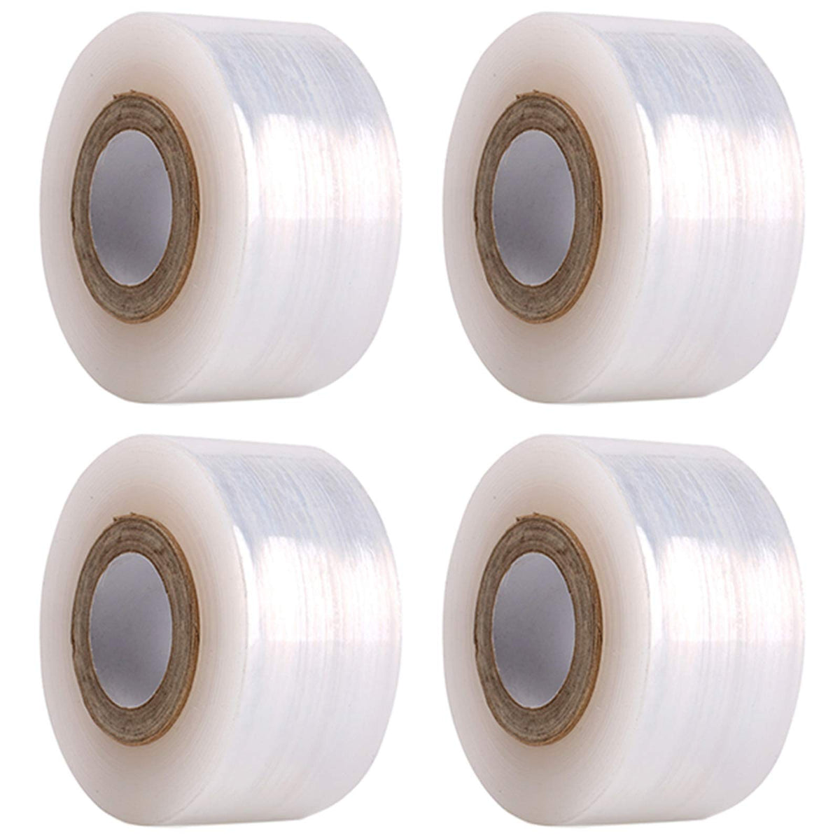 HASTHIP® 4 Pcs Grafting Tape for Fruit Trees, Stretchable PE Self-Adhesive Nursery Tape, Clear Garden Grafting Film, Floral Tool for Plant Budding & Branch Binding (4cm x 200m, Transparent)