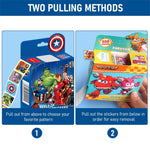 HASTHIP Stickers for Kids Rewards with 200 pcs 0.98 in Self Adhesive Waterproof Design | Gift Set for Teachers and Parents