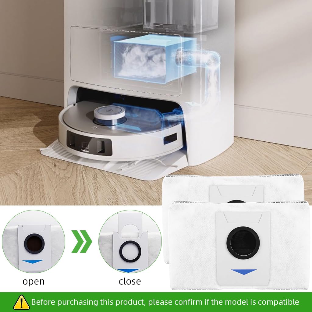 HASTHIP Replacement Accessories for Ecovacs Deebot T20 Omni and Pro | 10Pcs Kit with Side Brushes, Mop Pads, Filters and Dust Bags