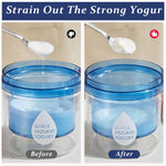 HASTHIP Greek Yogurt Strainer for Homemade Thick Yogurt 450g with Spring Loaded Press | BPA Free