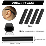 HASTHIP Specs Holder for Glasses with Anti Slip Silicone Ear Grips | 2 Pairs Soft Retainers