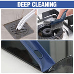 HASTHIP Gap Cleaning Brush for Bathroom and Kitchen with Dual Head Hard Nylon Bristles | 2 Pack