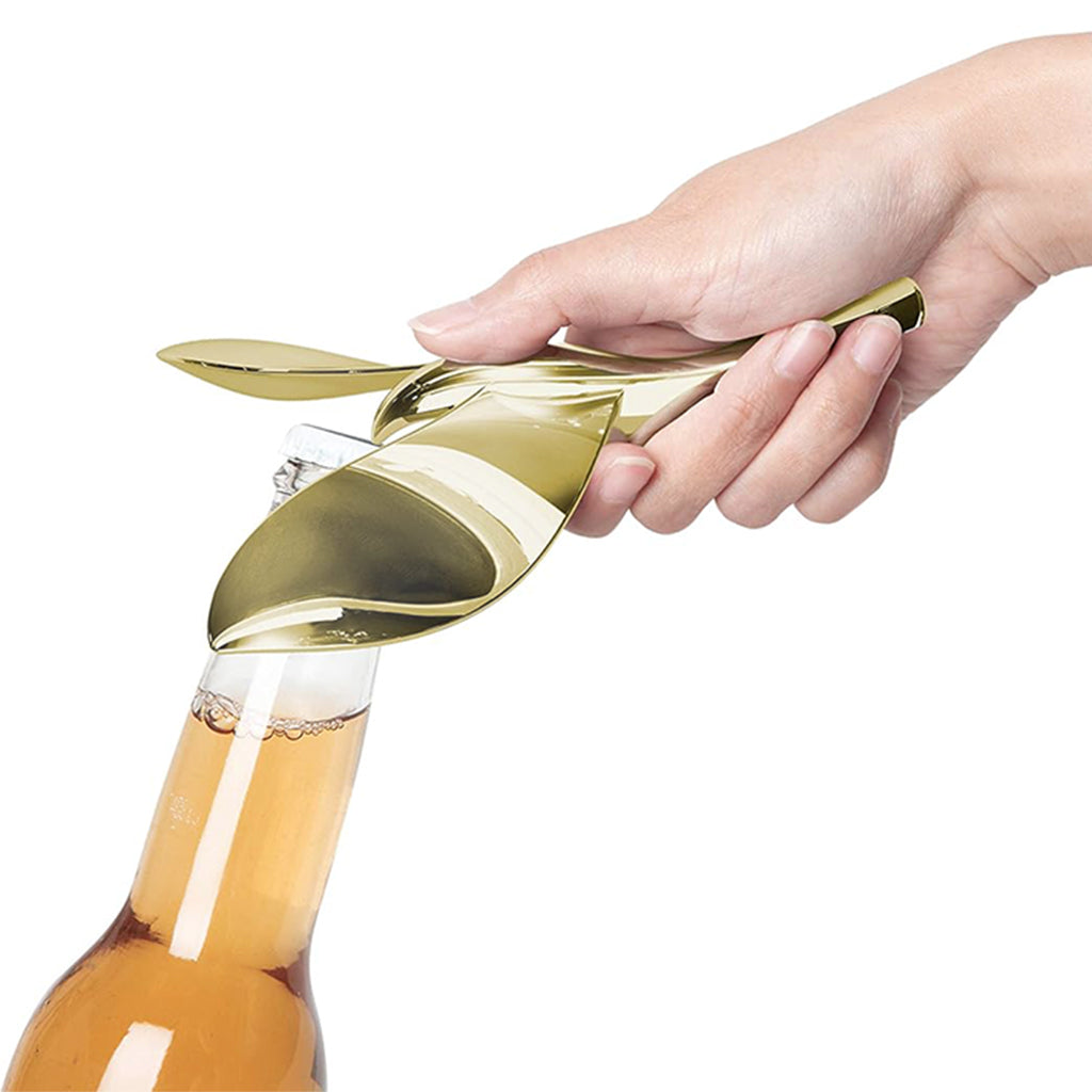 HASTHIP® Bottle Opener with Holder Creative Zinc Alloy Flying Bird Bottle Opener Desk Decor Balancing Bird Beer Bottle Opener Crown Cap Bottle Opener Vintage Home Gift Christmas Gift