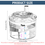 HASTHIP® Wireless Cat Water Fountain: Battery Operated Pet Fountain, A