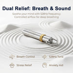 HASTHIP 528Hz Breathing Necklace with Smooth Metal Design for Mindfulness and Daily Use