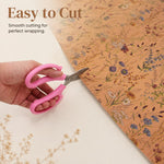 HASTHIP Wild Flower Vintage Floral Matte Wrapping Paper Roll for Gifts and Creative Projects