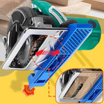HASTHIP® Cutting Machine Base Guide 5.3-8.2 inches Cutting Length Adjustable Woodcraft Electric Circular Saw Milling Positioning Clamp Precision Wood Cutting Guide
