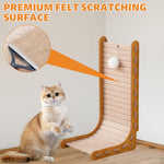 HASTHIP® Cat Scratch Post Scratching Mat Interactive Felt
