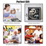 HASTHIP Diamond Painting Kit for DIY Elephant Art 11.8x11.8 in | Relaxing Home Decor Gift