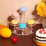 HASTHIP Collectible Figure Stand for Action Figures with 7 Hexagonal Bases | Clear Acrylic Display