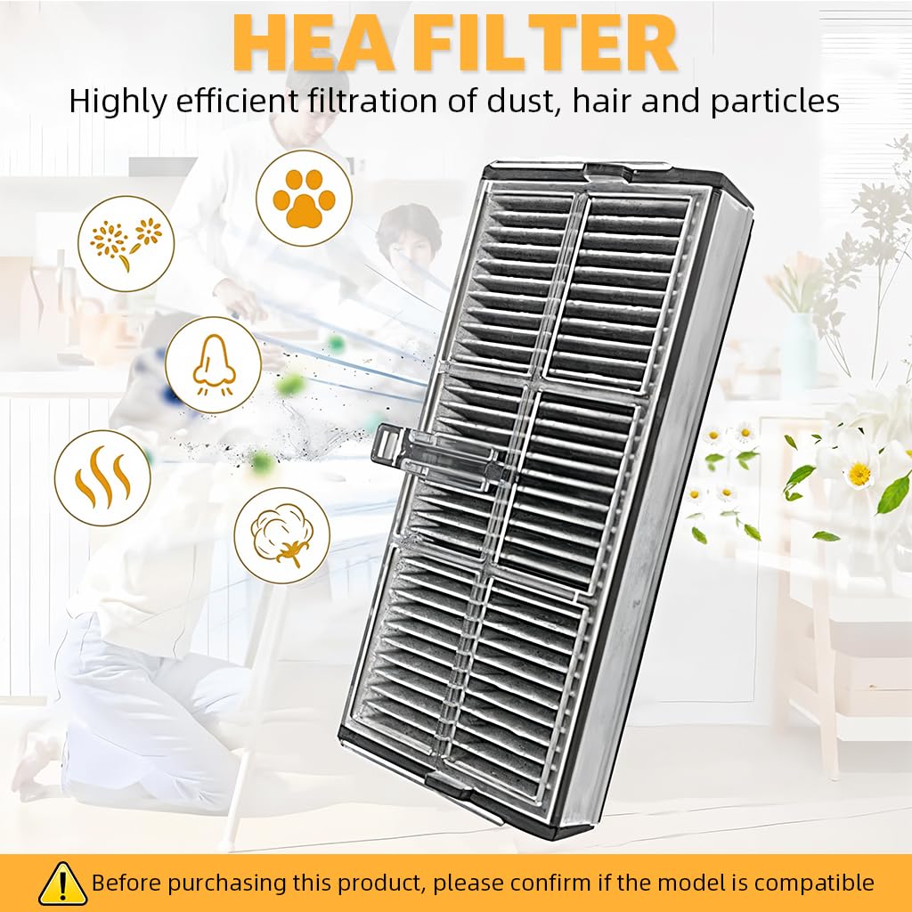 HASTHIP Replacement Parts for Dreame X40 Ultra Vacuum Cleaner with 12PCS Kit | Main Roller Brush Side Brushes Filters and Mop Cloths