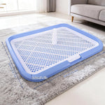 HASTHIP Dog Toilet for Small and Medium Dogs featuring Removable Mesh Grate 65 x 50 cm | Easy Cleanup