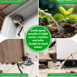 HASTHIP Silicone Powder Sprayer for Pest Control with Curved Metal Tip and Long Nozzle | Precise Squeeze Applicator for Garden and Household Use