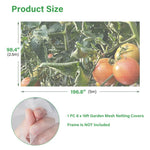 HASTHIP Garden Mesh Netting for Plant Protection 8ft x16ft with Fine Mesh PE Cover | Allows Sunlight and Air Flow