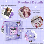 HASTHIP Kuromi Pocket Photo Album for 3 Inch Instant Photos with Clear PVC Pages | 40 Photos