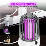 Mosquito Killer Lamp with Power Cord, 5w Insect Killer Machine, Hanging Electric Bug Zapper for Home Restaurants, Hotels & Offices, Insect Control for All Common Flies