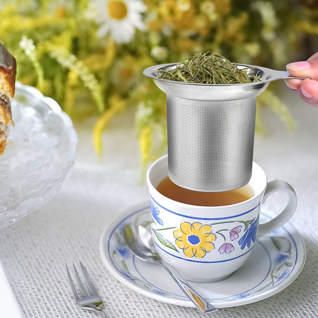 HASTHIP® Tea Strainer for Kitchen Utensils Stainless Steel Tea Stainer & Food Grade C