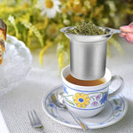HASTHIP® Tea Strainer for Kitchen Utensils Stainless Steel Tea Stainer & Food Grade C