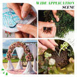 HASTHIP Floral Pins for DIY Wreath Making featuring 100pcs 1.8 in U Pins | Reusable Fixing Clips