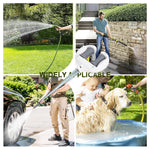 HASTHIP Garden Hose Guide Stake for Lawn and Plant Watering with 27 cm Top Roller | Outdoor Hose Support Holder