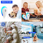 HASTHIP Mosquito Repellent for Home and Bedroom with Ultrasonic Sound Waves covering 1200 sq ft | Baby and Pet Safe Pest Control