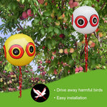 HASTHIP Bird Repelling Balloons for Gardens and Fruit Trees 3 pcs 40 cm | Visual Predator Eye Deterrent