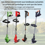 HASTHIP Grass Trimmer Blade Replacement for Lawn Cutting with 15CM Alloy Head and 14PCS Saw Blades | Includes 5PCS Plastic Blades