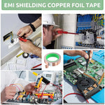 HASTHIP Copper Foil Tape for Wrapping and Insulating Wire featuring Self Adhesive Conductive 2CM x 20M | Heat Resistant for Automotive and Electronic Use