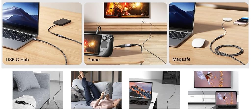 HASTHIP® Type C Extension Cable