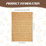 HASTHIP Flower Packing Papers for Gifts featuring Retro Newspaper Style and 6 Sheets 50x70cm