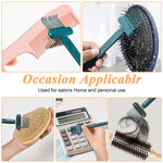 HASTHIP Hair Brush Cleaning Tool with 10 Teeth Rake and Small Brush | 2 PCS Plastic Cleaner