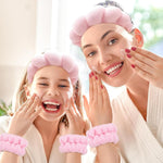 HASTHIP Spa Headband and Wristband Set