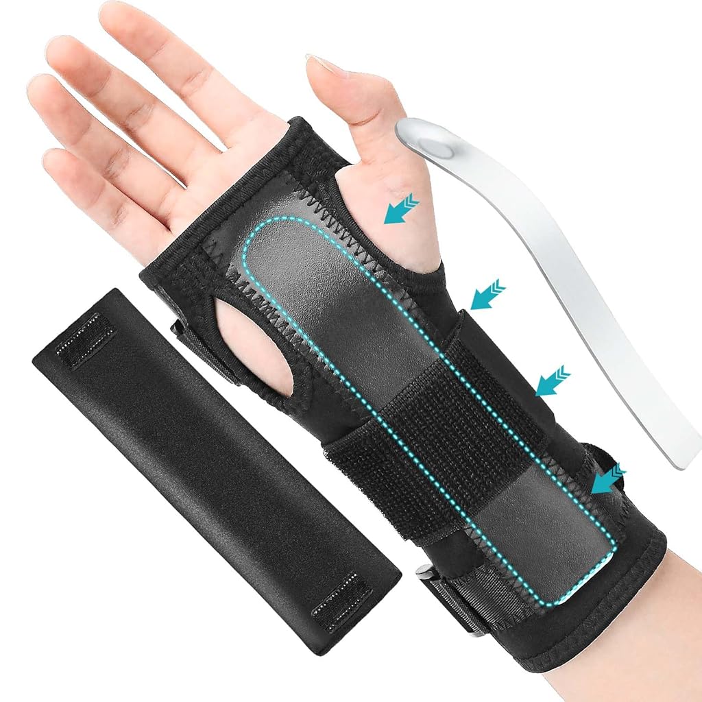 HASTHIP® Wrist Brace with Removable pad for Carpal Tunnel
