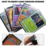 HASTHIP® 100Pcs 66x91mm Photo Card Holders Collectible Star Photo Card Sleeves, Clear Dustproof Display Pockets Storage Pouches for Photos, Cards, Notes, and Memorabilia