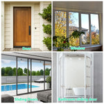 HASTHIP Door Lock for Barn and Sliding Doors with 90° 180° Latch | Zinc Alloy 2PCS Black