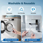 HASTHIP® 6-Pack Mop Pads Compatible with Dreame L40 Ultra,X40 Ultra,X50 L50 L10S L10S Pro Heat Gen2 L40S X30 L10 Robot Vacuum