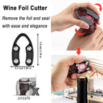 HASTHIP Wine Opener Gift Set for Home and Bar with 3 pcs Wing Corkscrew | Zinc Alloy Ergonomic Design