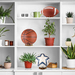 HASTHIP Triangle Wooden Ball Display Rack for Desktops with Stable Stand | 13.5x13.5x5cm