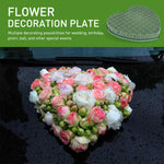 Heart Shape Floral Foam Frame for Wedding Car Flower Decoration Strong Suction Cup Flower Arrangement Frame with Floral Foam Wall Room Decor Floral Foam Heart Shape Frame, 20x21cm