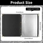 HASTHIP® Leather Hard Cover Menu Cover