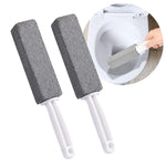 HASTHIP Metal Toilet Cleaner Brush for Bathroom and Pool Tiles with Handle | 2 Pcs Grey