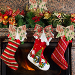 HASTHIP Christmas Ribbon for Gift Wrapping and Tree Decor featuring Hemp Fabric 6.6ft 2 Rolls