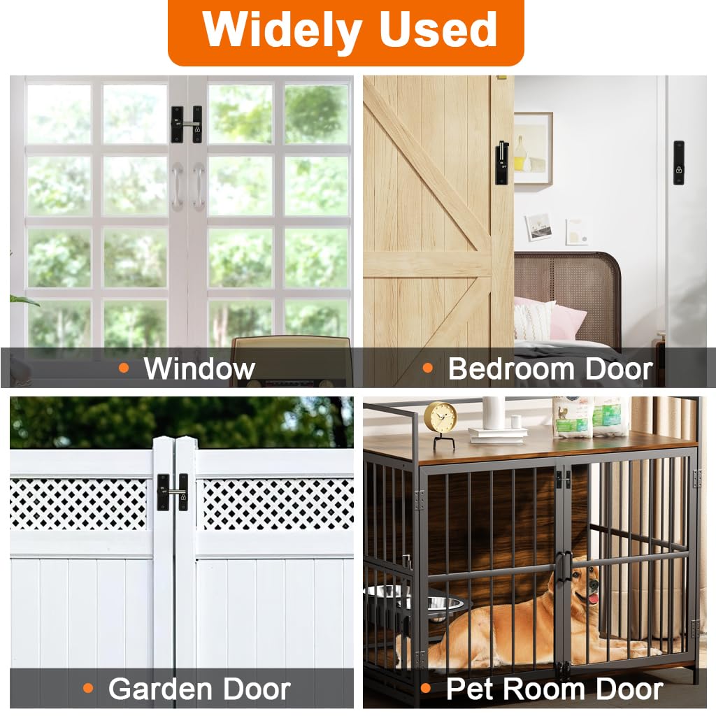 HASTHIP Door Latch for Apartment and Bedroom with 90°/180° Installation | Zinc Alloy Glow Mark