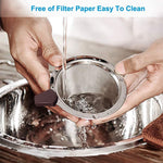 HASTHIP Filter Coffee Maker 800 Mesh for Rich Flavor with Dual Filter 304 Stainless Steel | Easy Clean Paperless Dripper