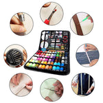 HASTHIP Sewing Kit for Travel and Emergency Repairs with 183 pcs Accessories | Portable PU Leather Case