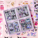 HASTHIP Kuromi Sticker Gift Set 300 pcs for DIY Decor featuring 100 Unique Designs | Kawaii Gifts for Kids and Teens